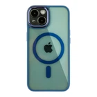 Чохол TPU+PC+Metal Calais with MagSafe для iPhone 14 Dark Blue