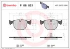 Гальмівні колодки дискові передні Brembo (P06021)
