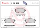 Гальмівні колодки дискові передні Brembo (P78013)