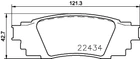 Гальмівні колодки дискові передні Brembo (P83160)