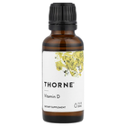 Жидкий витамин D3, Thorne Research "Vitamin D" холекальциферол, 1000 МЕ (30 мл)