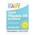 Жидкий витамин D3 для детей California Gold Nutrition Baby D3 10ml в упаковке (VMD-1206116)