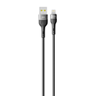 Кабель для заряджання USB Ridea RC-XS51 X-Silicone USB/Lightning 12W (5V/2.4A) 1.2m Чорний
