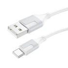 Кабель для заряджання USB Borofone BX101 Creator USB/Type C 3A 1 метр Білий