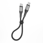 Кабель для зарядки USB Ridea RC-US42 UltraStrong Type-C to Type-C 60W (20V/3A) 0.25m Черный