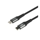 Кабель USB Ridea RC-US42 UltraStrong Type-C to Type-C 60W 2m Чорний