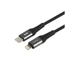 Кабель USB Ridea RC-US42 UltraStrong Type-C to Lightning 30W 0.25m Черный