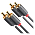 Кабель мультимедийный 2xRCA M to 2xRCA M 3.0m AV104 black Ugreen (10519) UGREEN 10519 971879