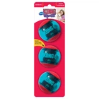 Игрушки KONG Squeezz Action Ball Игрушка мяч-пискавка для собак M: 3 шт (64053)
