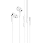 Наушники проводные Hoco M101 Pro вакуумные с микрофоном White