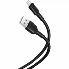 Кабель XO NB212 Lightning - USB 1м (2.1A) Apple Iphone для заряджання та передачі даних Black
