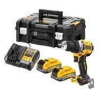 Дриль-шурупокрут DeWALT, безщітковий, XR Li-Ion PowerStack 18 В, 3.5 Аг, 90 Нм, 0-650 / 0-2000 об/хв, патрон 13 мм