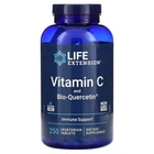 Вітамін C і біокверцетин Life Extension (Vitamin C and Bio-Quercetin) 250 вегетаріанських таблеток (LEX-22272)
