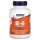 Вітамін В6 NOW Foods (Vitamin B6) 100 мг 250 вегетаріанських капсул (NOW-00458)