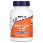 Натуральная добавка Now Foods Alpha Lipoic Acid 250 мг Капсулы