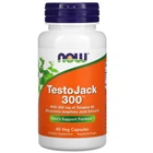 ТістоДжек 300 Now Foods Тогкат Алі 300 мг (TestoJack 300) 60 вегетаріанських капсул (NOW-02202)