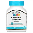 Піколінат хрому 21st Century (Chromium Picolinate) 100 таблеток (CEN-21368)