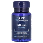 Літій Life Extension (Lithium) 1000 мкг 100 капсул (LEX-24031)