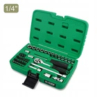 Набор торцевых головок и бит с трещоткой TOPTUL 1/4" 41ед. GCAI4102