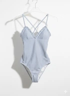 Купальник H&M 50 Белый 1032270_гол.пол