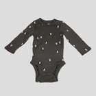 Боди лонгслив H&M 68 Серый 31-0607_пингвины
