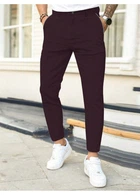 Штани SHEIN XXL Бордовий sm2404019180909298