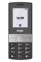 Мобільний телефон B185 Dual Sim Black Ergo (2000003424030)
