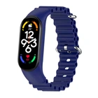 Ремінець для Xiaomi Mi Band 3/4/5/6/7 Ocean Band Blue