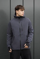 Куртка Мужская Стаф Кейд Темно-синяя Демисезонная Soft Shell Staff Kade Navy L (380444)
