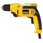 Дриль мережевий DeWALT, безударний, 701 Вт, 10.9 Нм, 0-2500 об/хв, патрон 10 мм швидкозатискний, кількість швидкостей - 1, вага