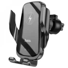 Держатель для телефона Hoco CA202 Plus Enlightener infrared induction wireless charing — black