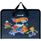 Папка-портфель Kite на блискавці з тканинними ручками Hot Wheels HW25-202