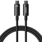Кабель Baseus Tungsten Gold USB-C to USB-C QC PD 3.1 480Mb/s 240W 1 m Black (CAWJ040001)