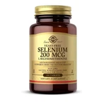 Селен, Selenium 200 mcg Yeast Free, Solgar, 200 мкг, 100 таблеток (SOL-02557)