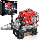 Конструктор двигатель и коробка FE V8 750 деталей Mould King Mking Engine 10204