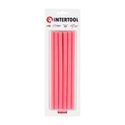 Комплект клейових стрижнів рожевих, 11,2×200 мм, 12 шт. INTERTOOL (RT-1046)