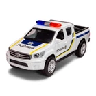 Металлическая машинка Полиция Toyota Hilux