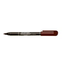 Маркер Centropen Permanent 1 мм коричневий 2846/07, 10 штук