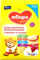Молочная каша Milupa Мультизлаковая с яблоком и грушей 210 г (5900852042799)