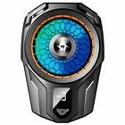 Радиатор для смартфона XO SL08 черный мощный с вентилятором и LED подсветкой разъем Type-C ABS пластик