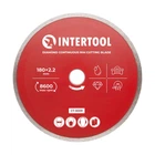 Круг отрезной алмазный Intertool сплошная кромка 22-24% 180мм (CT-3009)