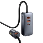 Автомобільний зарядний пристрій Baseus Share Together PPS Multi-Port 120W 3U+1C Grey CCBT-A0G