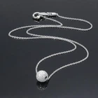 Серебряное колье Нежность 45