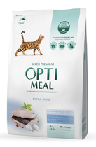Сухий корм для кішок Optimeal Extra Shine зі смаком тріски