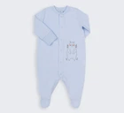 Детский человечек для новорожденных мальчиков Бемби KB122-400 супрем 62 см Голубой