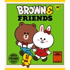 Зошит YES Line Friends 12 аркушів лінія пач/10шт