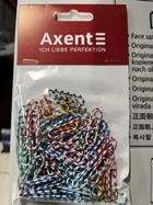 Скріпки кольорові Axent 4114-A, 28 мм, 100 штук, смугасті