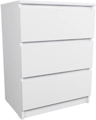 Комод Viant ТК-8 3Ш 600 х 420 х 800 мм Белый (ТК8-000021650)