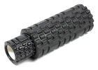 Масажний ролик EasyFit Grid Roller Double 33 см Чорний (Чорний)