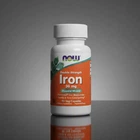 Железо двойной концентрации Iron Double Strength 36 mg Now Foods, 90 капсул